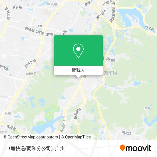 申通快递(同和分公司)地图