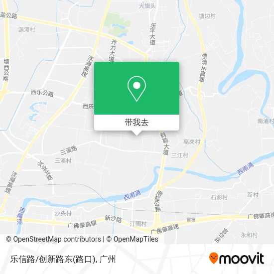 乐信路/创新路东(路口)地图