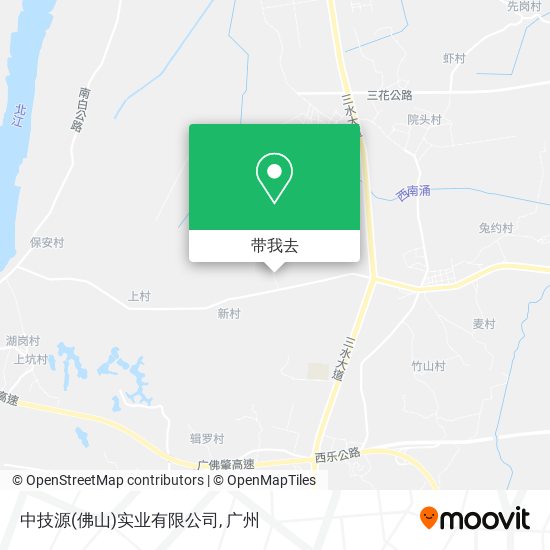 中技源(佛山)实业有限公司地图