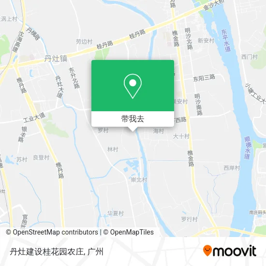 丹灶建设桂花园农庄地图