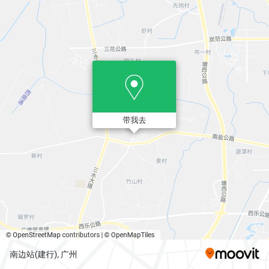 南边站(建行)地图