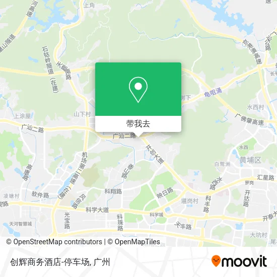 创辉商务酒店-停车场地图