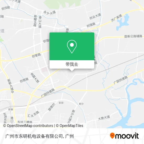 广州市东研机电设备有限公司地图