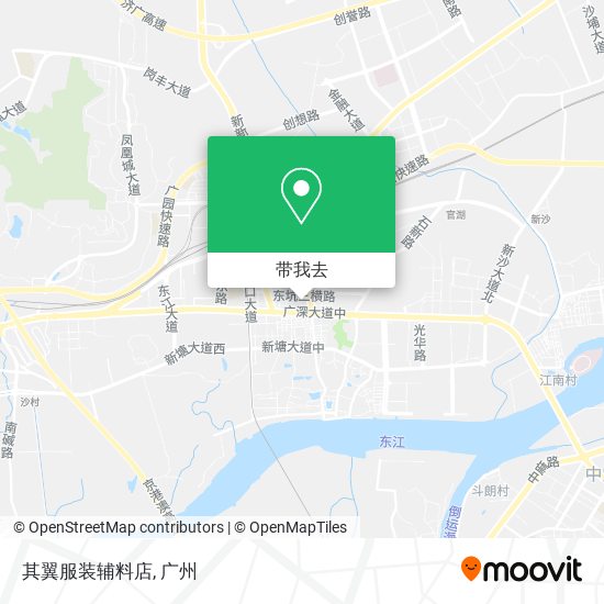 其翼服装辅料店地图