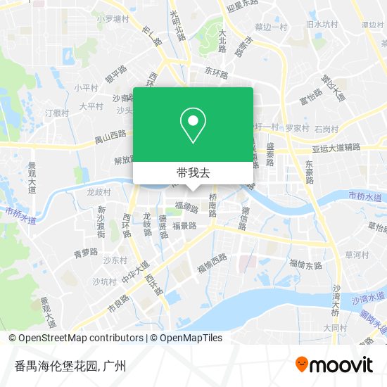 番禺海伦堡花园地图