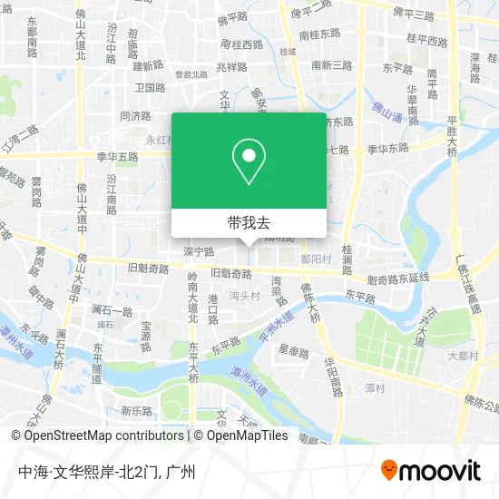 中海·文华熙岸-北2门地图