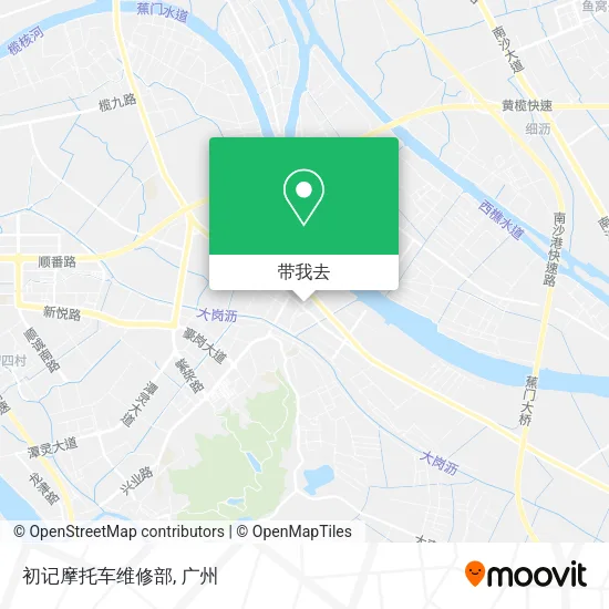 初记摩托车维修部地图