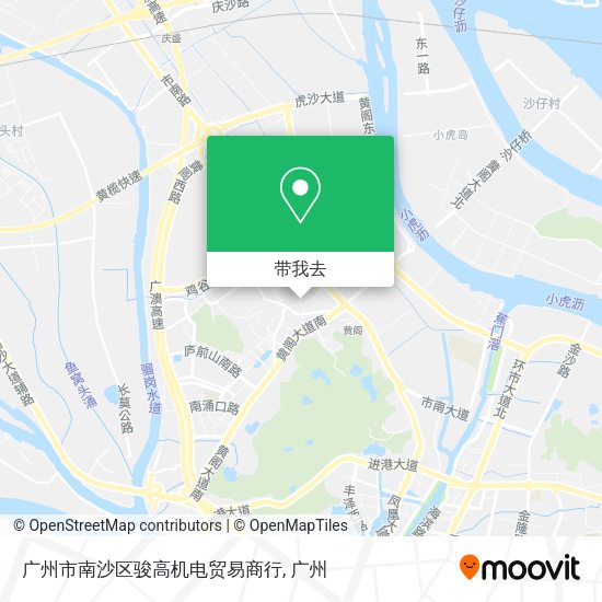 广州市南沙区骏高机电贸易商行地图