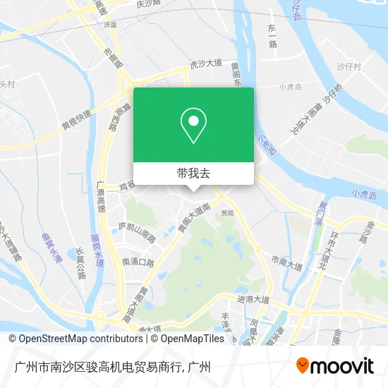 广州市南沙区骏高机电贸易商行地图
