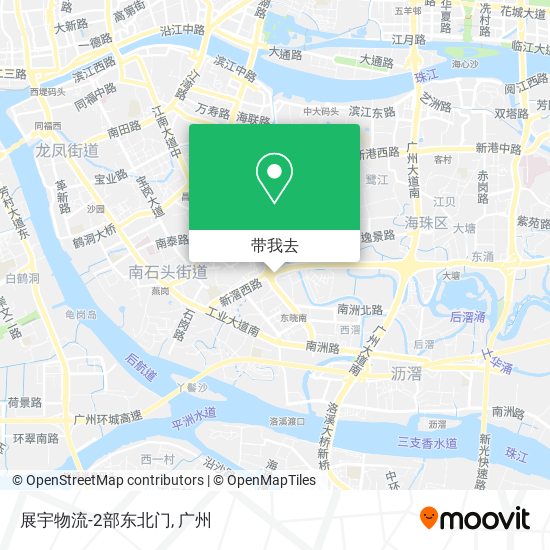 展宇物流-2部东北门地图