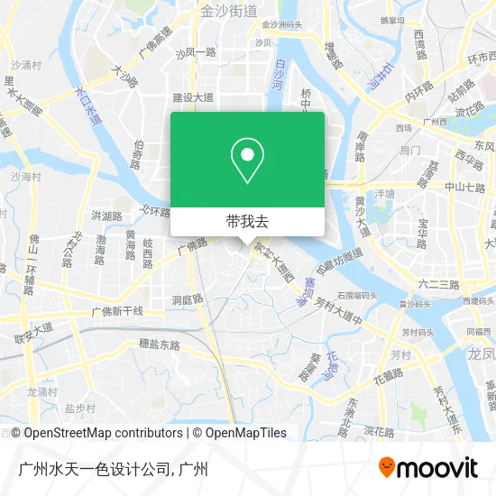 广州水天一色设计公司地图