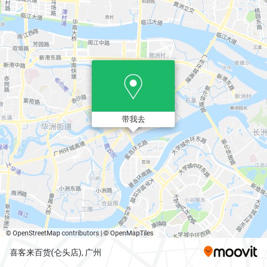 喜客来百货(仑头店)地图