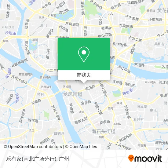 乐有家(南北广场分行)地图