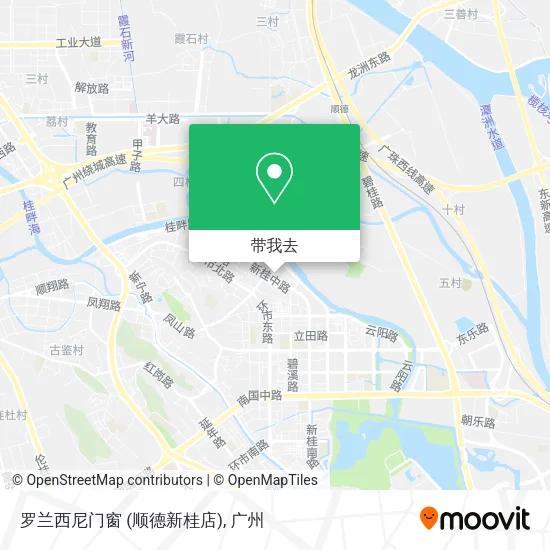 罗兰西尼门窗 (顺德新桂店)地图
