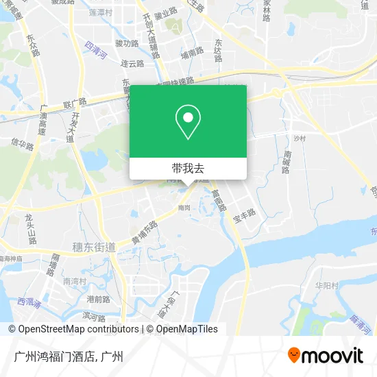 广州鸿福门酒店地图