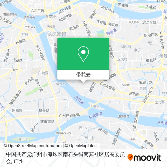 中国共产党广州市海珠区南石头街南箕社区居民委员会地图