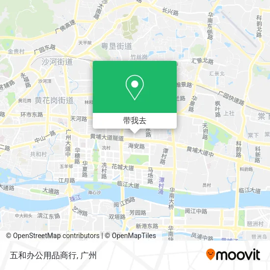 五和办公用品商行地图