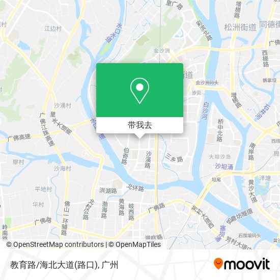 教育路/海北大道(路口)地图