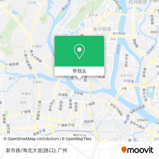 新市路/海北大道(路口)地图