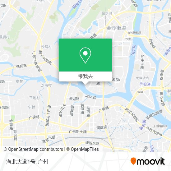 海北大道1号地图