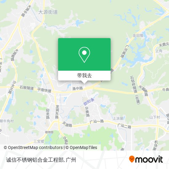 诚信不锈钢铝合金工程部地图
