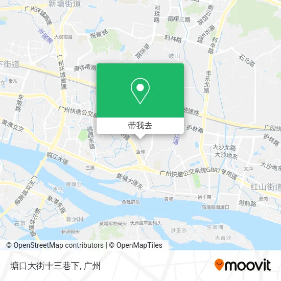 塘口大街十三巷下地图