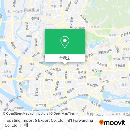 Topsting Import 6 Export Co. Ltd. Int'l Forwarding Co. Ltd.地图