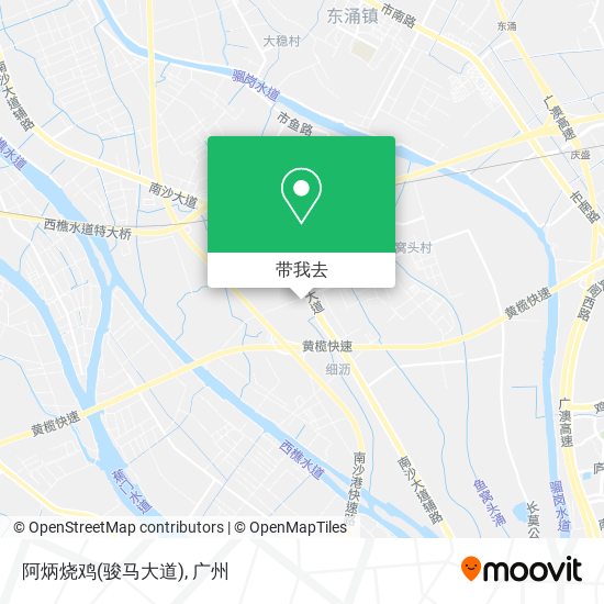 阿炳烧鸡(骏马大道)地图