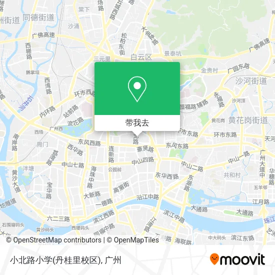 小北路小学(丹桂里校区)地图