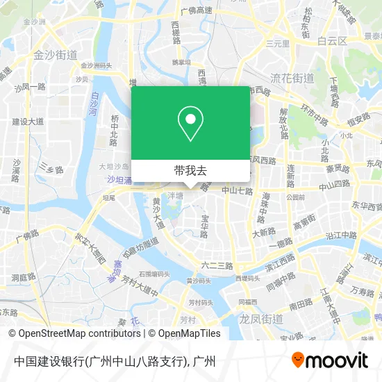 中国建设银行(广州中山八路支行)地图