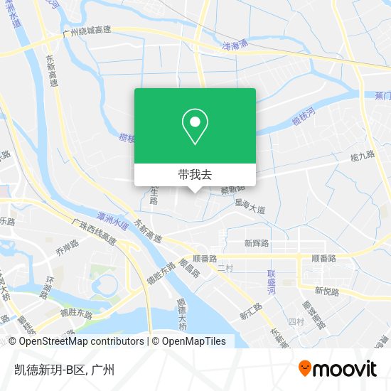 凯德新玥-B区地图
