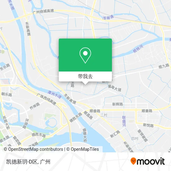 凯德新玥-D区地图