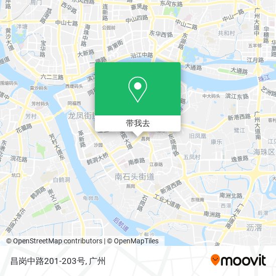 昌岗中路201-203号地图