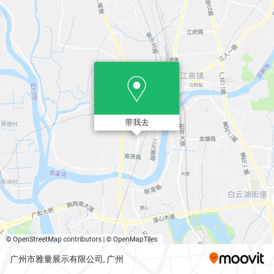 广州市雅量展示有限公司地图