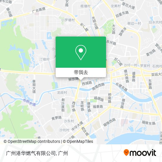 广州港华燃气有限公司地图
