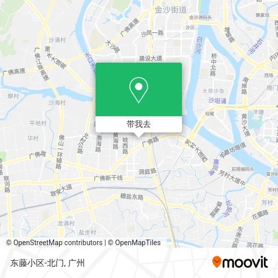东藤小区-北门地图
