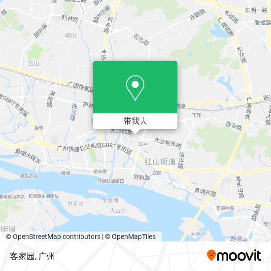 客家园地图