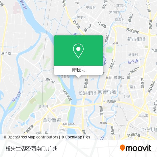 槎头生活区-西南门地图