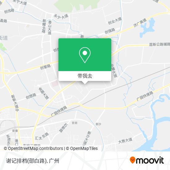 谢记排档(邵白路)地图