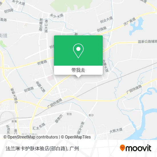 法兰琳卡护肤体验店(邵白路)地图