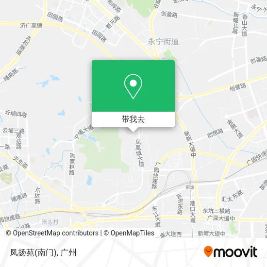 凤扬苑(南门)地图
