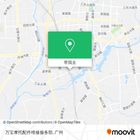 万宝摩托配件维修服务部地图