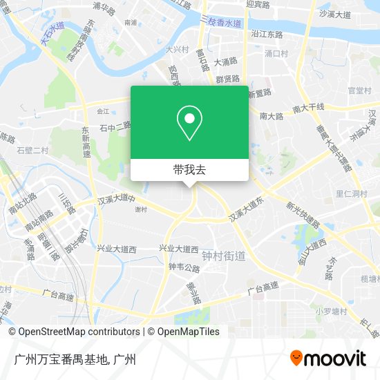 广州万宝番禺基地地图