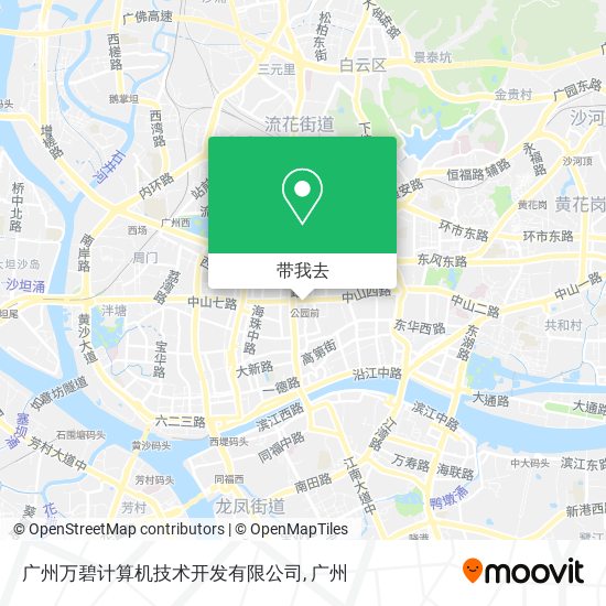 广州万碧计算机技术开发有限公司地图