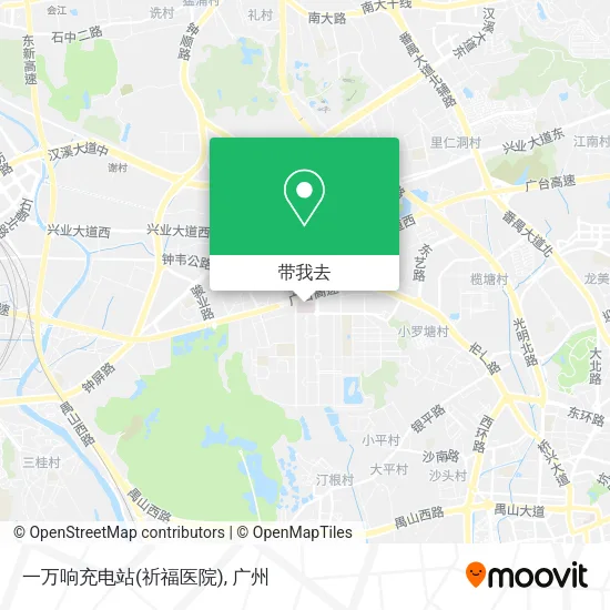 一万响充电站(祈福医院)地图