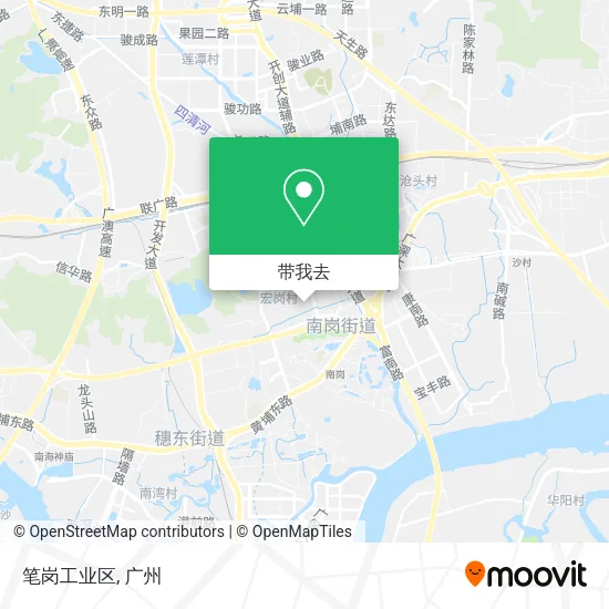 笔岗工业区地图