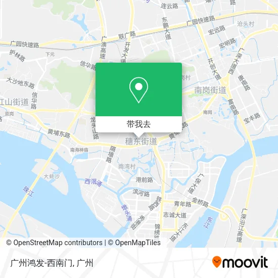 广州鸿发-西南门地图