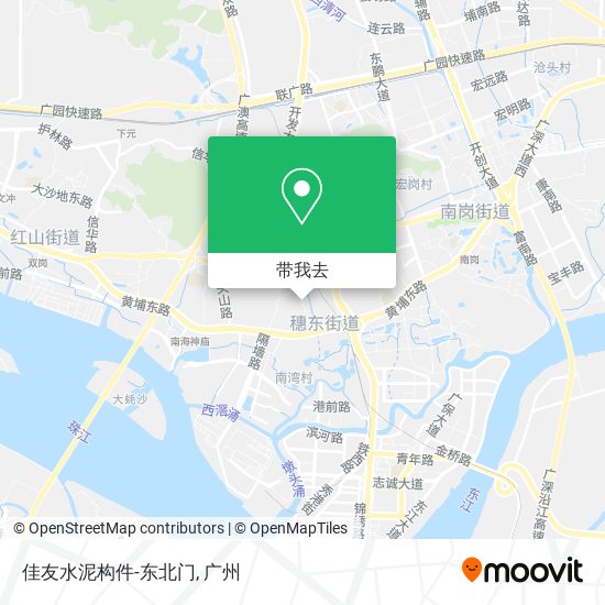 佳友水泥构件-东北门地图