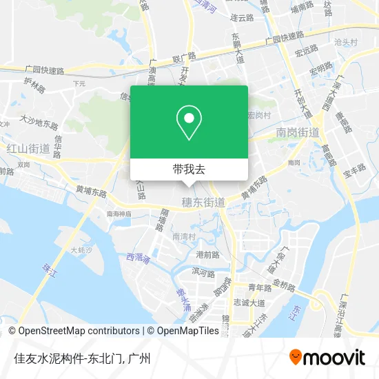 佳友水泥构件-东北门地图