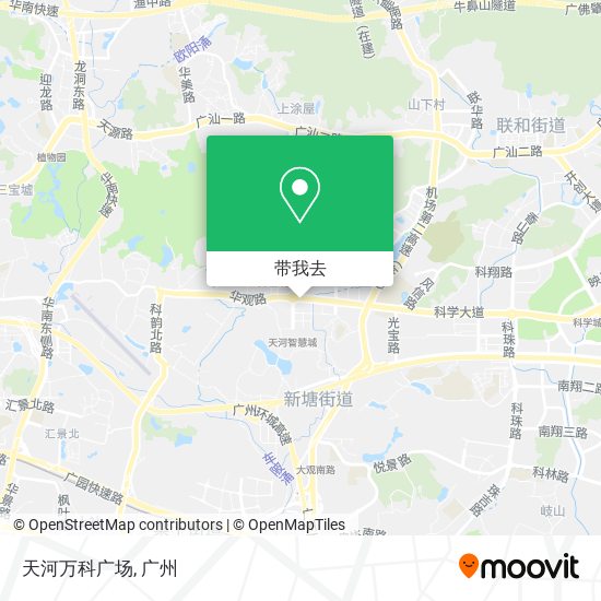 天河万科广场地图